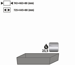 Floor drip tray STAWA-R