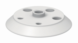 Flat flange lids, PTFE, DN 100, Typ 3