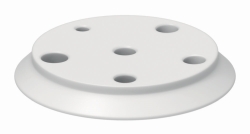 Flat flange lids, PTFE, DN 150, Typ 2
