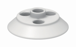Flat flange lids, PTFE, DN 60, Typ 2