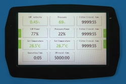 Touchscreen-Steuerung für Sicherheitswerkbänke SafeFAST Premium und CytoFAST