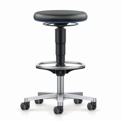 Medical/Labor Hocker, Stop&Go-Rollen, Fussring
