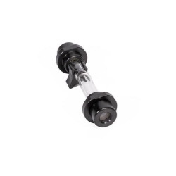 Polarimeter tube, standard, glass bulb to clear bubble: length 100mm