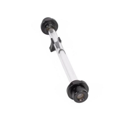 Polarimeter tube, standard, glass bulb to clear bubble: length 200mm