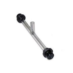 Polarimeter tube, centre fill, glass central arm: length 200mm