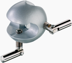 Kugelmuffe für Stäbe bis 13 mm, Zinkdruckguss, pulverbeschichtet