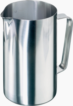 Messbecher, 100 X 155 mm (Ø X H) 1,0 L, rostfreier Edelstahl, schwere Ausführung