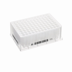 Deep-well-Platten, 96/384-well, PP, PCR clean, mit SafeCode