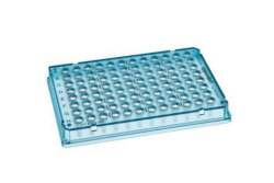 Eppendorf twin.tec&reg; Trace PCR Plate 96, skirted, 150 &micro;L, PCR clean, kristallblau, 25 Platten
