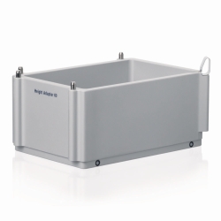 Height adapter for liquid handling stations