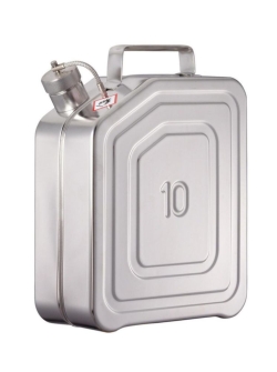 Safety jerrycans stainless steel with UN approval
