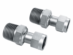 Adapter M16x1 female to NPT 1/2" male pack of 2