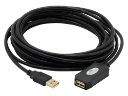 USB 2.0 repeater extension cable, length 5m
