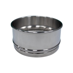 Analysensiebe 150 x 50 mm 1,6 mm Mw., mit Edelstahlrahmen DIN ISO 3310-1