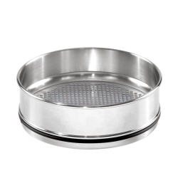 Analysensiebe 200 x 32 mm 5,0 mm Quadratlochung, mit Edelstahlrahmen