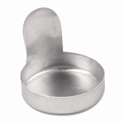 Wägeschalen, Aluminium, mit Fingerlasche, zertifiziert Öl-frei