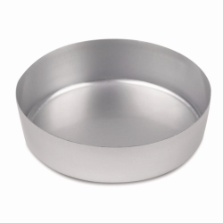 Wägeschalen, Aluminium, glatte Wände
