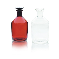 Reagenzflasche 250 ml, Enghals klar, Stopfengröße 19/26, VE=10