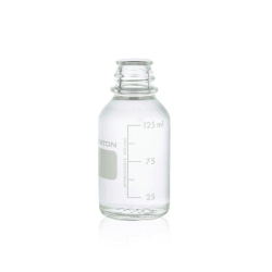 Flasche 125 ml, sicherheitsbeschichtet ohne 33-430 Schraubverschluss, VE=48