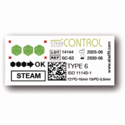 Steam Indicator Strips STERICONTROL SC-63