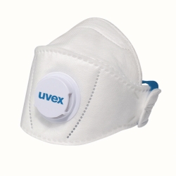 Particle-filtering folding mask silv-Air