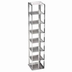 Racks f&uuml;r Ultratiefk&uuml;hltruhen, Edelstahl, mit Sicherungsstange