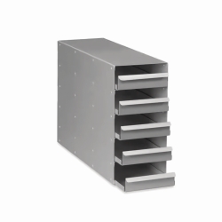Racks mit Schubladen für Ultratiefkühlschränke CryoCube<sup>®</sup> F740 (3-Fächer Modelle), Aluminium