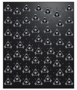 Austauschbare Plattform f&uuml;r Innova&reg; 5000, 83 × 68 cm (32 × 27 in), Vorbest&uuml;ckte Plattform f&uuml;r 250-mL-Erlenmeyerkolben