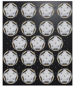 Austauschbare Plattform f&uuml;r Innova&reg; 5000, 83 × 68 cm (32 × 27 in), Vorbest&uuml;ckte Plattform f&uuml;r 2-L-Erlenmeyerkolben