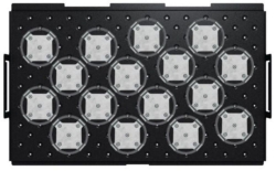 Aluminum slide-out platform for I26 and I26R shakers, 76 × 46 cm (30 × 18 in), not interchangeable with other 76 × 46 cm platfo