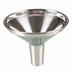 Powder funnels, stainless steel