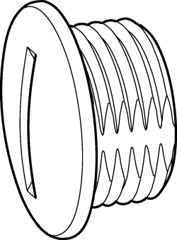 Bel&uuml;ftungsschraube, f&uuml;r Mikrofilter mit Luer-Konus, PP, mit PTFE-Dichtring
