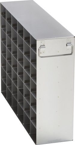 Freezer Rack: CryoCube&reg; F740 series (3-compartment, Standard), Innova&reg; U360, U535, DWP (53 mm), side access, stainless steel
