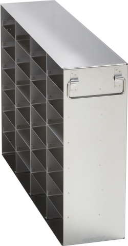 Freezer Rack: CryoCube&reg; F740 series (3-compartment, Standard), Innova&reg; U360, U535, 2 in/53 mm, side access, stainless steel