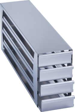 Freezer Rack: CryoCube&reg; F440/ F570 series, CryoCube&reg; F740 series (5-compartment, compartment 1-4), Premium U410, HEF&reg; U410, 2 i
