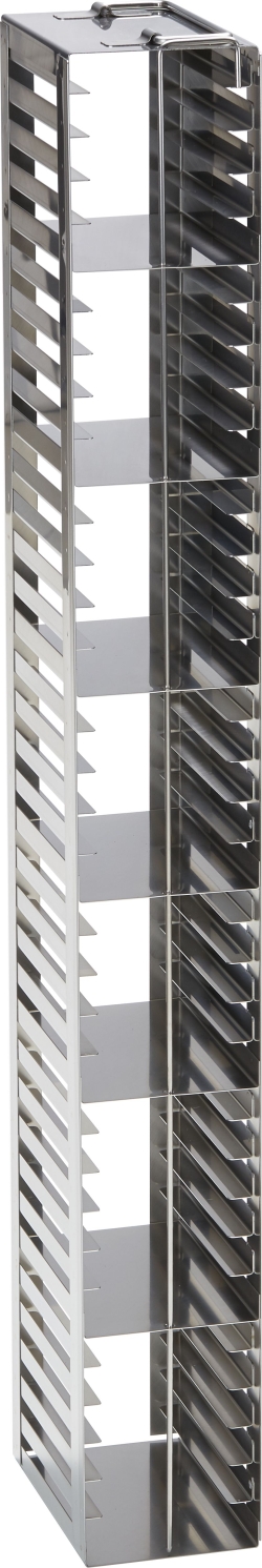 Freezer Rack: Innova&reg; C585, C760, locking rod, MTP, side access, stainless steel