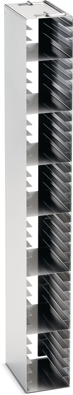 Freezer Rack: CryoCube&reg; FC660 series, MTP, side access, stainless steel