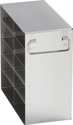 Freezer Rack: Innova&reg; U101, CryoCube&reg; F101h, 2 in/53 mm, side access, stainless steel