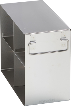 Freezer Rack: Innova&reg; U101, CryoCube&reg; F101h, 4 in/102 mm, side access, stainless steel