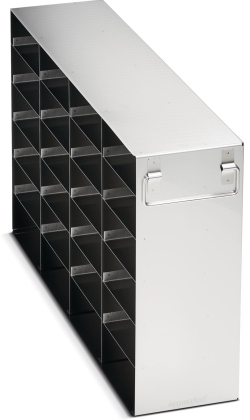 Freezer Rack: CryoCube&reg; F740 series (5-compartment, MAX for 5th comp.), 2 in/53 mm, side access, stainless steel