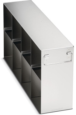 Freezer Rack: CryoCube&reg; F740 series (5-compartment, MAX for 5th comp.), 5 in/127 mm, side access, stainless steel