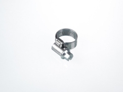 Worm-threaded hose clips stainless steel