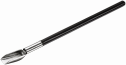 Wiegeschaufel, 155 mm, Messing vernickelt