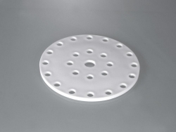 Perforated plates for desiccator