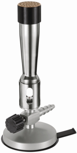 Mekerbrenner für Erdgas Lufregulierung, Nadelventil Rohr Ø 28 mm, Kopf Ø 32 mm