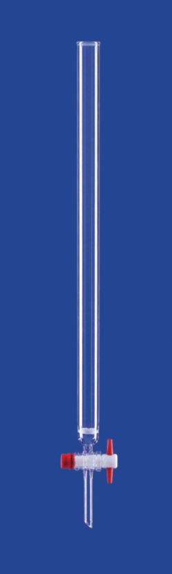 Chromatographic columns, with beaded rim and PTFE stopcock, DURAN<sup>®</sup> tubing