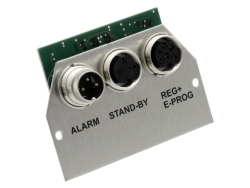 Electronic module with analog connections