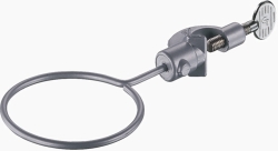 Ring 100 mm D. mit Muffe, pulverbeschichtet