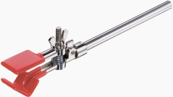 Stativklemme 10-25 mm, Zinkdruckguss, vernickelt, kunststoffbeschichtet