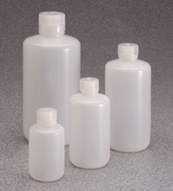 Enghalsflaschen Nalgene™ mit geringer Partikelzahl Typ 382099, PassPort IP2, PE-HD, mit Schraubverschluss, PP